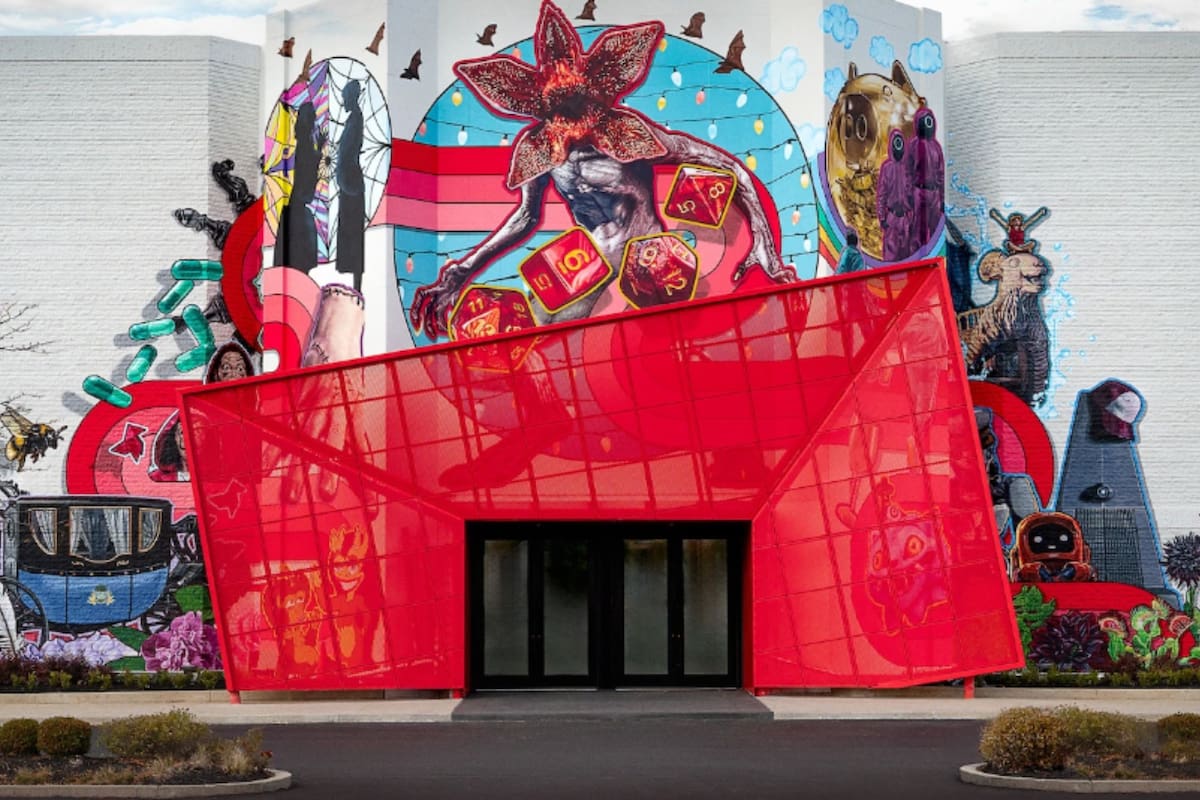 La casa de Netflix en Philadelphia, es el primer centro de entretenimiento de la plataforma que abrió el 12 de noviembre de 2025 (Netflix)
