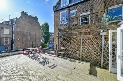 La casa de Notting Hill cuenta con una terraza en la última planta