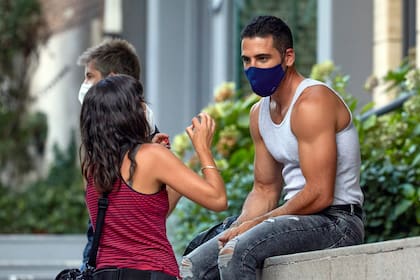 Miguel Ángel Silvestre, en Madrid, durante el rodaje de La casa de papel 5