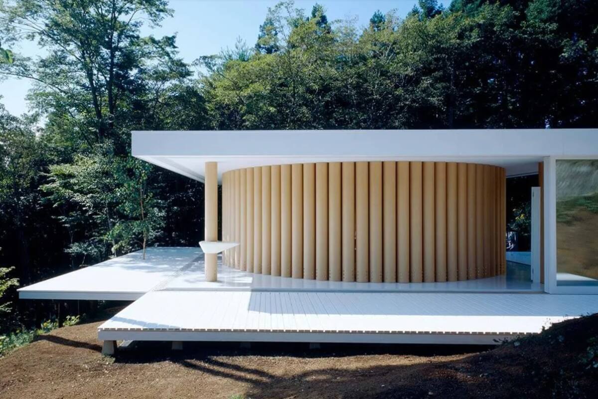 La casa de papel reciclado del arquitecto japonés, Shigeru Ban