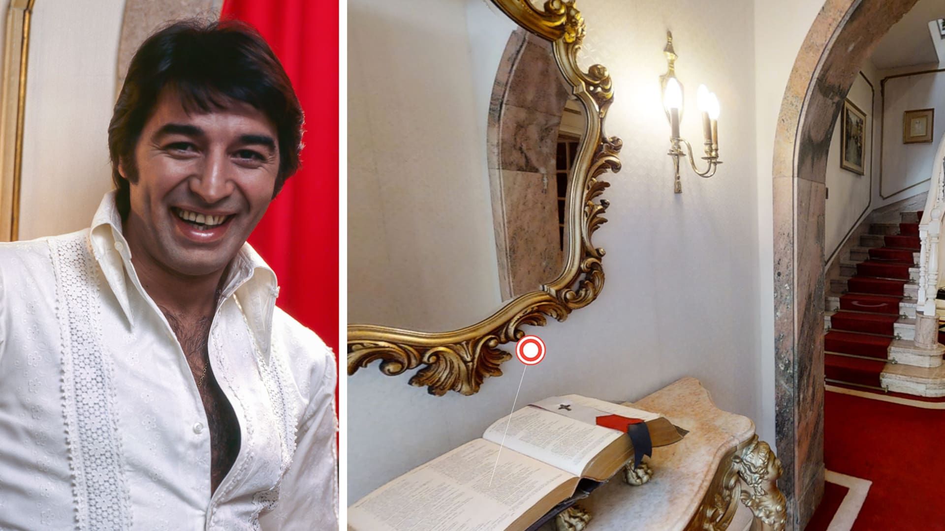 Los fanáticos de Sandro podrán acceder a una visita interactiva y recorrer su mansión de manera virtual