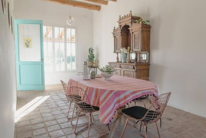 La casa de Villa Trinidad fue construida como las casonas coloniales mendocinas.