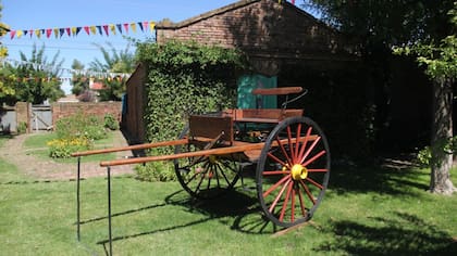 La "casa del fundador" del pueblo Santa María.