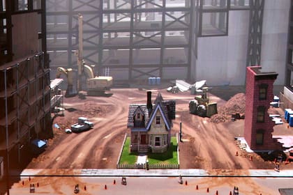 La casa del señor Fredricksen en la película UP, de Disney