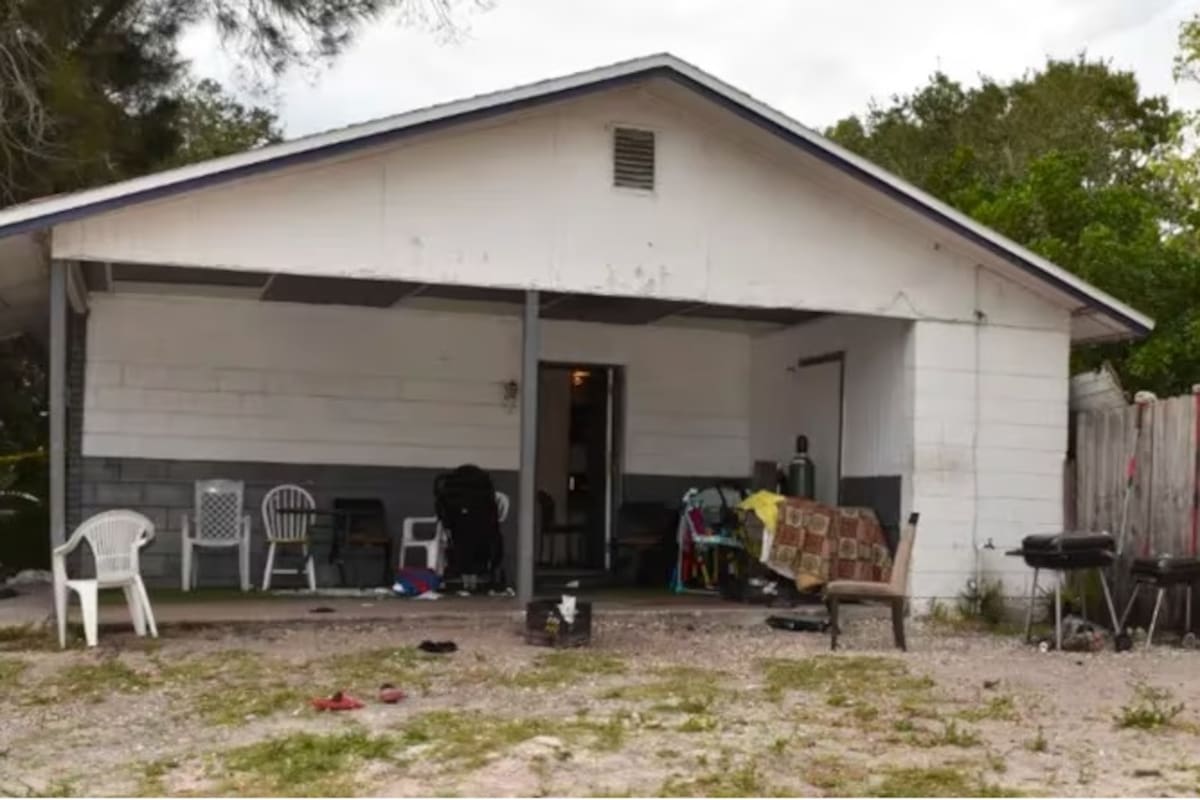 La casa donde ocurrió el asesinato ubicada en la ciudad de Largo, 2300 de 22nd Avenue Southwest