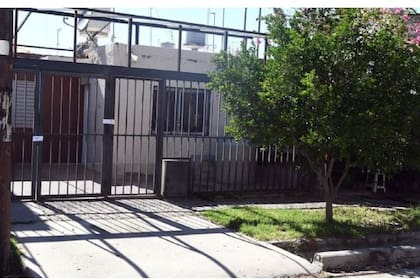 La casa donde se produjo el homicidio, en Godoy Cruz, Mendoza