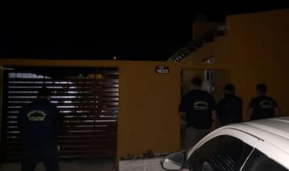 La casa donde una oven venezolana fue retenida ilegalmente y sometida sexualmente por un profesor de handball, en General Pirán