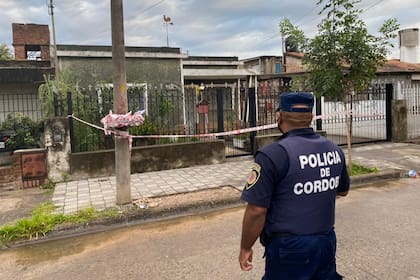 La casa donde vivían las víctimas del doble crimen