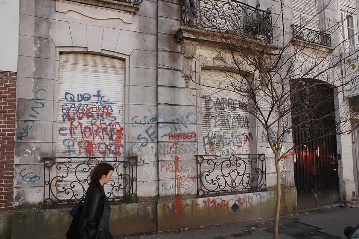 La casa está abandonada desde el crimen