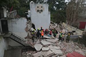 La casa estaba en Superí al 200 y tenía tres plantas