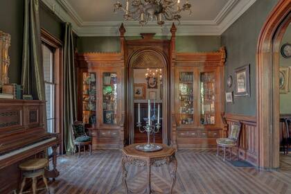 La casa fue restaurada por sus dueños pero mantiene alguno de los detalles originales
