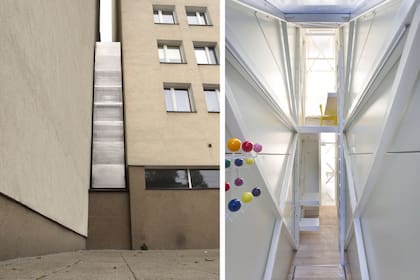 La casa Keret, la casa más delgada del mundo, construida entre dos medianeras