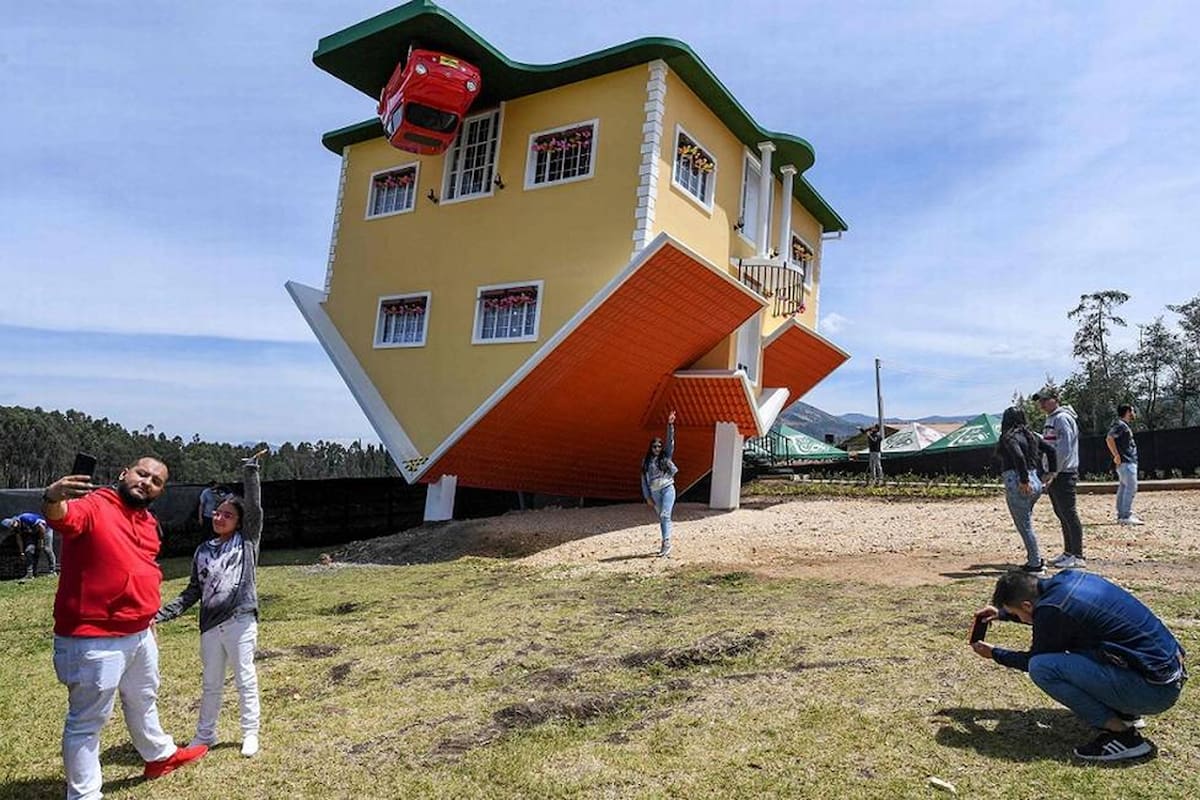 "La Casa Loca" fue construida por un austríaco radicado en Colombia