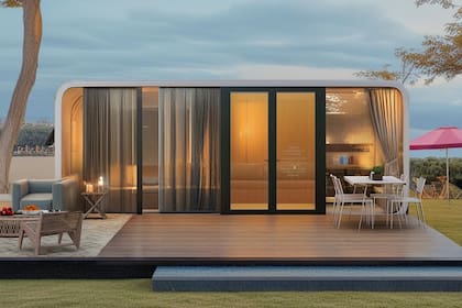 La casa prefabricada tipo cápsula se instala en pocas horas