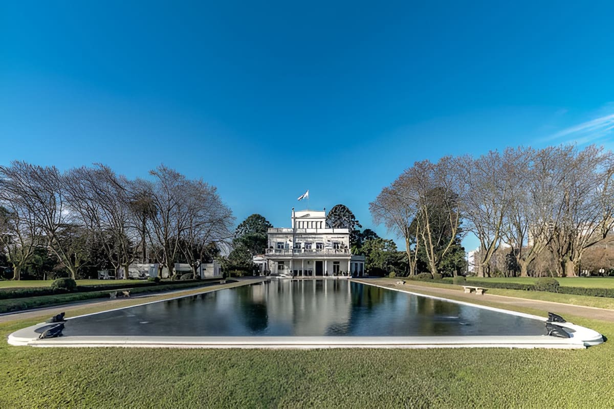 La casa principal de la quinta presidencial de Olivos