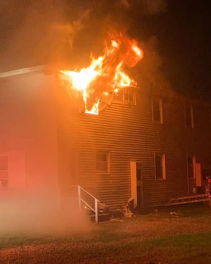 La casa que se incendió