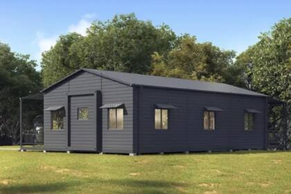 La casa que se consigue por Amazon y es muy fácil de armar