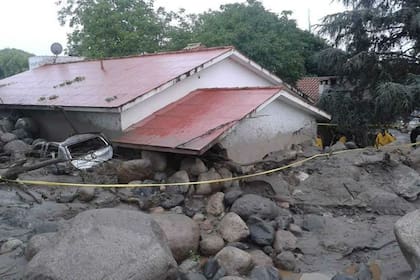 La casa quedó destruida