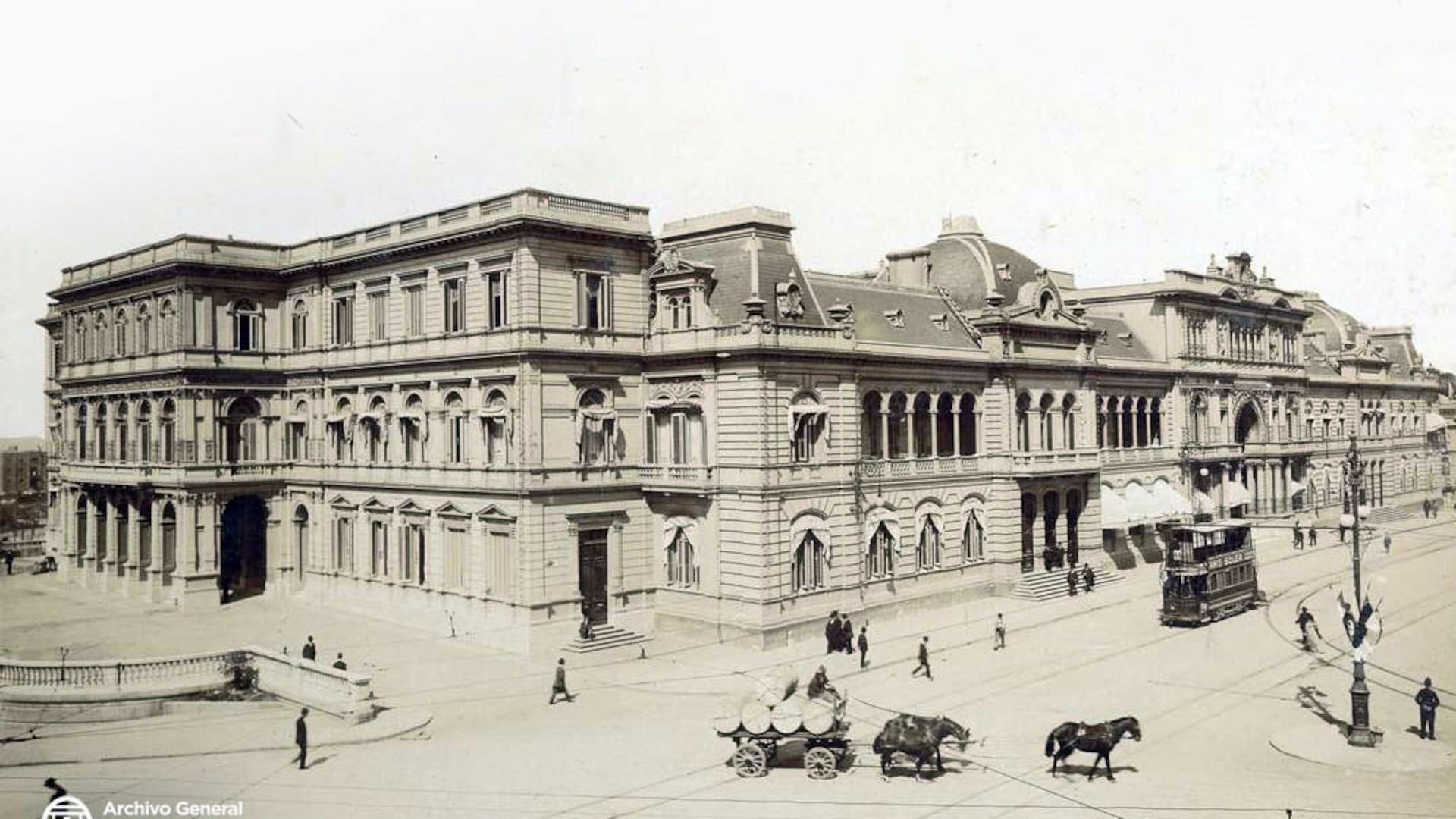 La Casa Rosada en 1910.