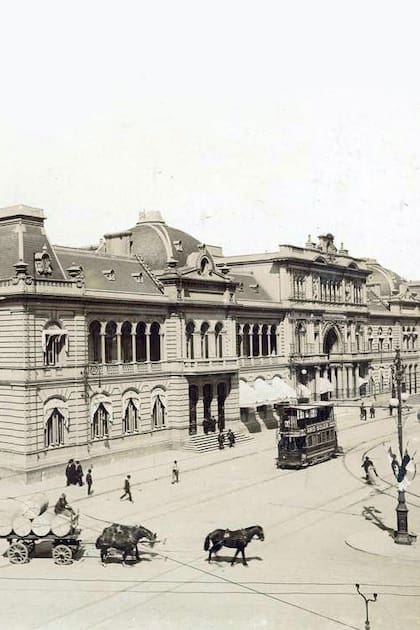 La Casa Rosada en 1910.