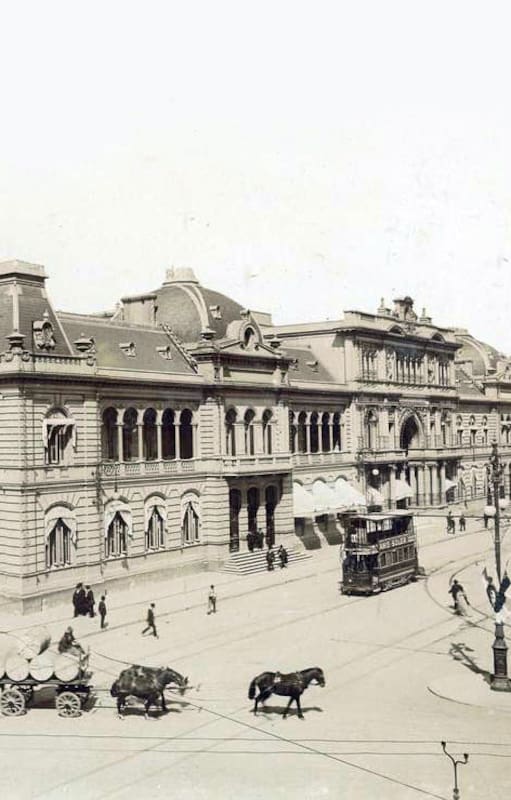 La Casa Rosada en 1910.