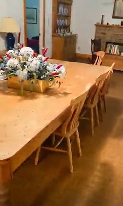 La casa se encontraba por dentro impecable, con los muebles intactos