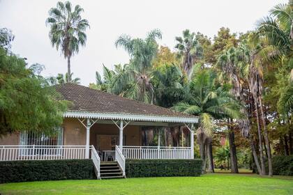 La casa y el parque, impecablemente mantenidos por el dueño de casa.