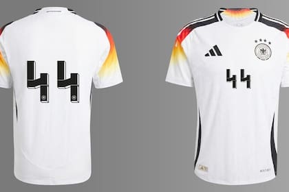 La casaca de la polémica: la camiseta germana con el 44