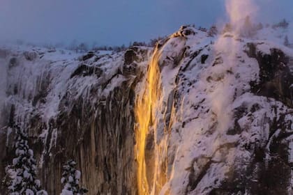 La Cascada de Fuego empieza a observarse a fines de febrero