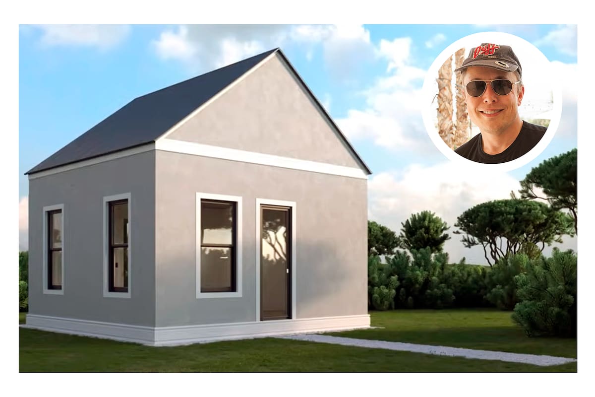 La “casita” elegida por el fundador y CEO de Tesla Motor Company y SpaceX tiene un costo de casi US$50.000