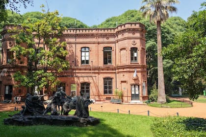La casona del Jardín Botánico Carlos Thays, en el barrio porteño de Palermo