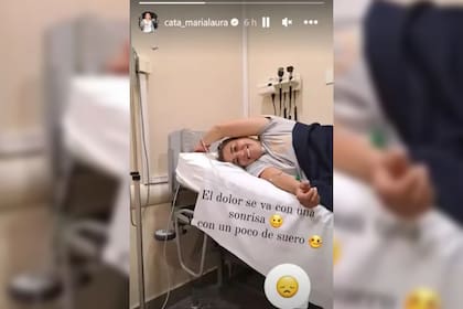 La Cata compartió en su cuenta de Instagram el problema de salud que la aqueja (Foto Instagram @cata_marialaura)