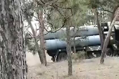 La catastrófica explosión de un vehículo de misiles ucraniano