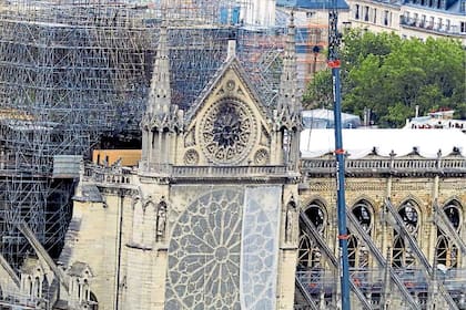 La Catedral de Notre Dame, después del incendio