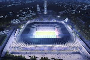La Catedrale de Milán, como se vería en un partido nocturno - Imagen digitalizada