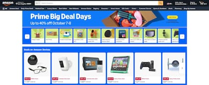 La categoría de descuentos aparece en el sitio con el nombre de "Ofertas Anticipadas Prime" o "Early Prime Deals", según el idioma elegido en la configuración (Amazon)