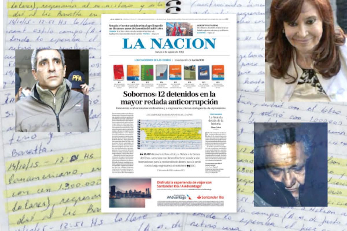 La causa de los Cuadernos se inició por una investigación de LA NACION