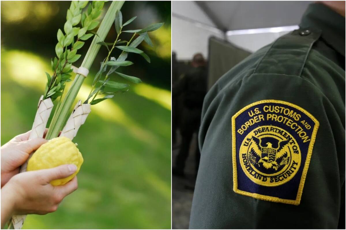 La CBP informó que los artículos religiosos transportados durante la festividad del Sucot serán revisados por especialistas