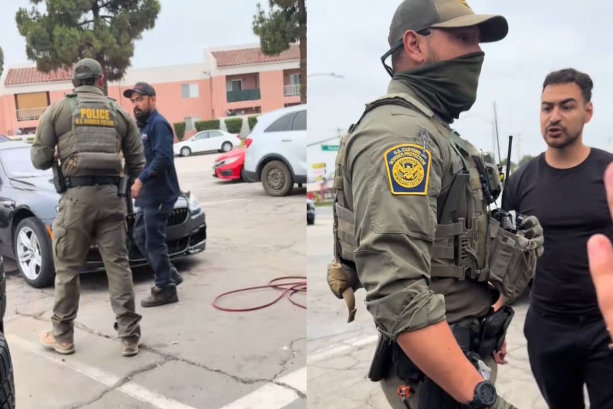 La CBP intentó detener a un migrante, pero el agente fue echado por los trabajadores con esta técnica