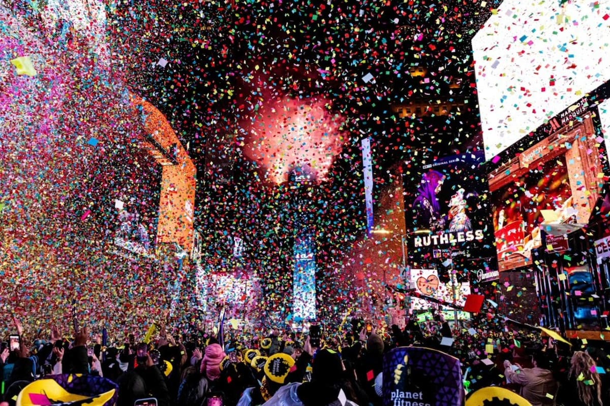 La celebración de Año Nuevo en Times Square es una de las más populares en el mundo
