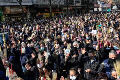 La celebración de San Cayetano en el santuario de Liniers