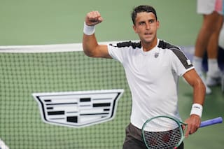 Tomás Etcheverry, el dueño del primer festejo argentino en el último Grand Slam del año