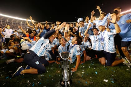 La celebración del título del 2014