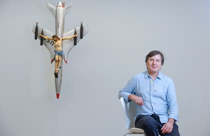 La célebre escultura de León Ferrari estuvo expuesta el año pasado en el Bellas Artes, luego viajó a Milán y ahora se exhibe en Fundación Proa