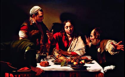 La cena de Emaús. Caravaggio, 1601