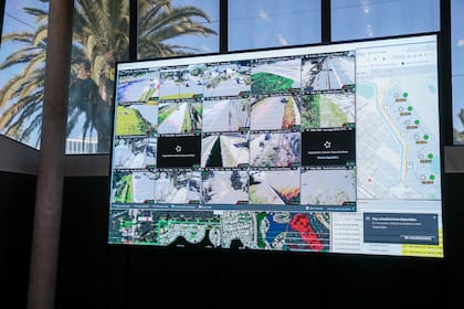 La central de monitoreo en Nordelta, algunos la llaman el búnker