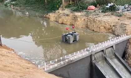 La central hidroeléctrica que construyó el influencer
