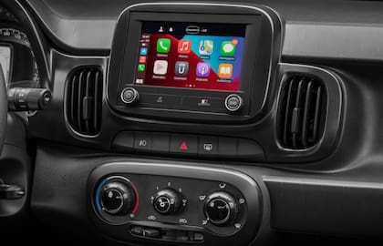 La central multimedia del Fiat Mobi es de 7 pulgadas