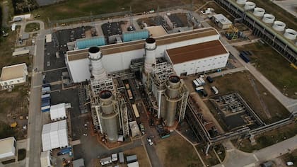 La central termoeléctrica José de San Martín, en Timbúes, Santa Fe; el Estado controla el 68,83% de la compañía