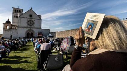 La ceremonia de beatificación de Carlo Acutis tuvo lugar en Asís, Italia